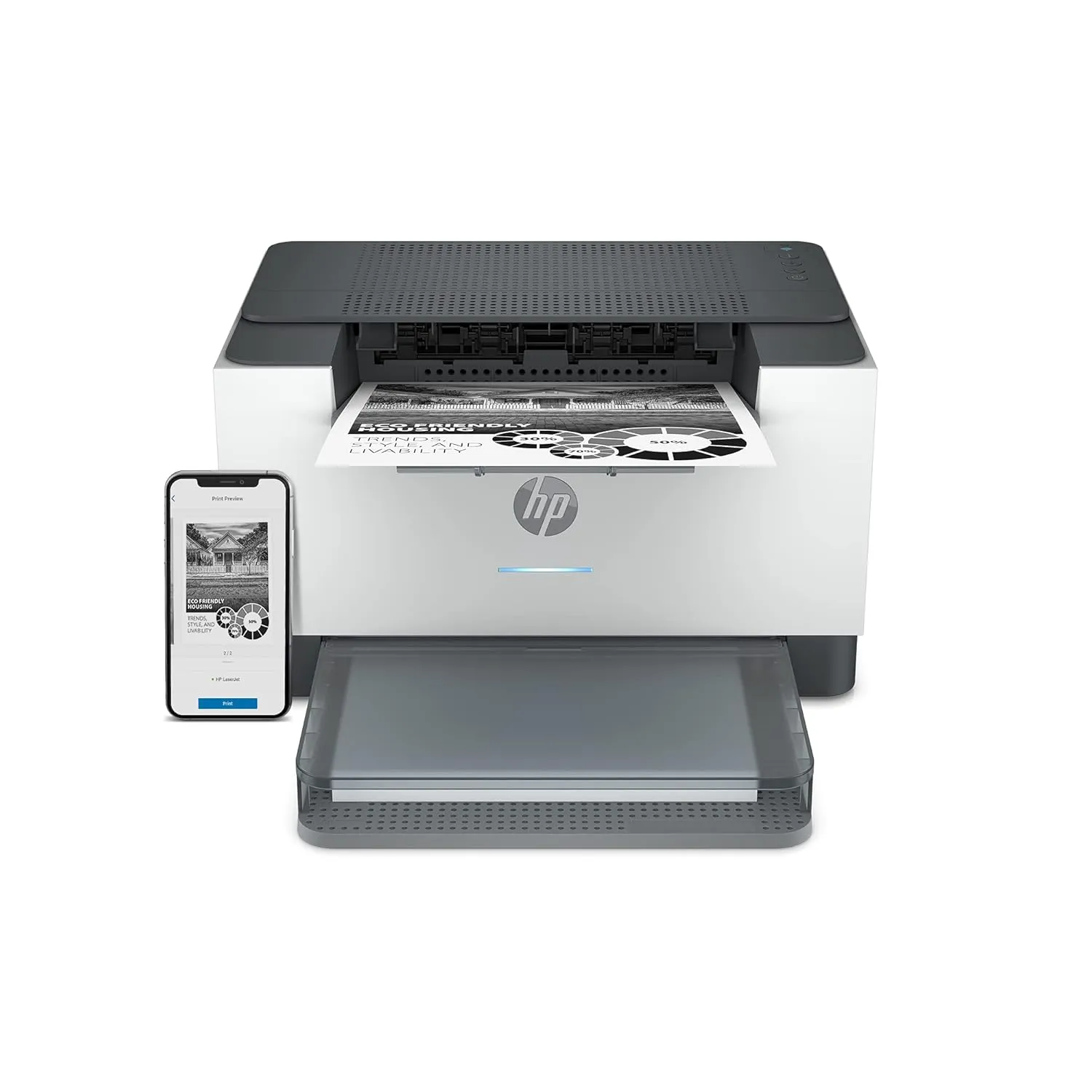 HP Laser Printer M208DW A4 Single Function with Duplex | WiFi view 3